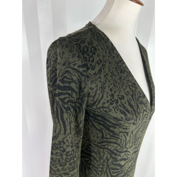 ZARA Women’s Green/Black One Piece Ankle Pants Jumpsuit Sz M - Picture 6 of 9